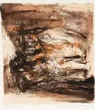 Untitled by Zao Wou-ki, 1967, 5-color lithograph on Rives, sold May 2013