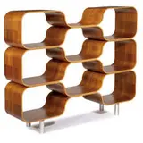 Chris Ferebee, Pre-production Hive shelving unit, Laminated walnut, steel