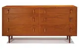 Milo Baughman, Chest of drawers, 1952, Walnut
