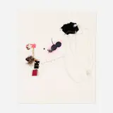 Jon Pylypchuk, I am a mess, and useless in the evening, mixed media collage on paper