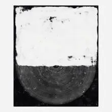 Davide Balliano, Untitled, plaster, gesso, varnish on wood panel