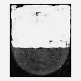 Davide Balliano, Untitled, plaster, gesso, varnish on wood panel