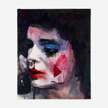 Dawn Mellor, Melina 2, 2011, oil on canvas