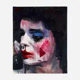 Dawn Mellor, Melina 2, 2011, oil on canvas