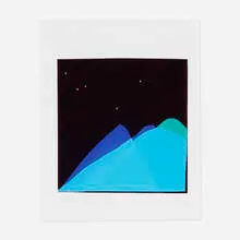 Liz Nielsen, Mountain Range, 2015, unique chromogenic print