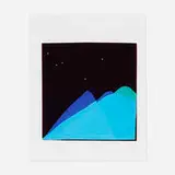 Liz Nielsen, Mountain Range, 2015, unique chromogenic print