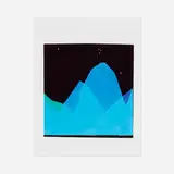 Liz Nielsen, Mountain Range, 2015, unique chromogenic print