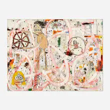 Jay Stuckey, Pallas Athena, 2013, oil and collage on canvas