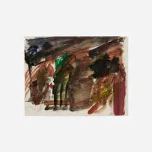 Per Kirkeby, Untitled, 1981, gouache, crayon, pencil, ink