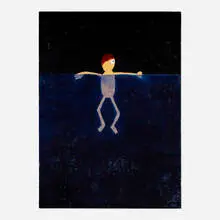 Jay Stuckey, Floating, 2014, oil on canvas