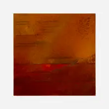 October Horizon by György Kepes, 1980, oil and sand on canvas, sold Sep 2021