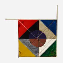 Bill Alpert, Color Dream, 1978, oil, mixed media on panel