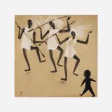 Waylande Gregory, Dancing Figures with Spears