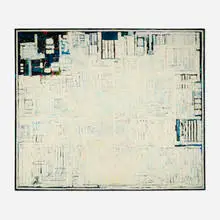 Untitled by Solomon Ethe, 1963, oil on canvas, sold Sep 2021