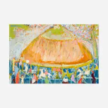 Carousel by Humbert Howard, 1972, oil on board, sold Sep 2021