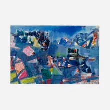 Vaclav Vytlacil, Colorado Springs, 1953, gouache on paper