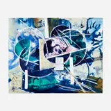 Joseph Meierhans, Blue and Green Abstract