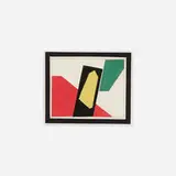 Josef Zenk, Untitled, 1954, graphite and paper collage