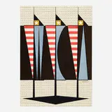 Richard Peter Hoffman, WCA - Freedom of Worship Communication and Assembly, mixed media on paper