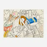 Lloyd Raymond Ney, Still Life with Tools, 1963, ink and watercolor on paper