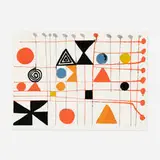 Quilt by Alexander Calder, 1966, lithograph on paper, sold Sep 2021