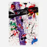 Untitled (SF-272) (from the Eight by Eight to Celebrate the Temporary Contemporary portfolio) by Sam Francis, 1984, offset lithograph in colors on BFK Rives, sold Sep 2021