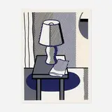 Roy Lichtenstein, Still Life with Table Lamp, 1988, screenprint in colors