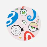 We Are the Jocular Clan by Takashi Murakami, 2018, offset lithograph in colors, sold Sep 2021