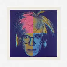 Rupert Jasen Smith, Homage to Andy Warhol, 1988, unique screenprint with diamond dust on on Lennox museum board
