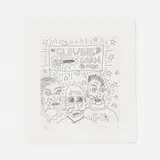 Keith Haring, Untitled (from The Valley), 1989, etching on Twinrocker handmade paper