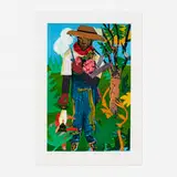 Romare Bearden, The Lantern, 1979, lithograph in colors