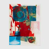 Robert Rauschenberg, Quarry Local One, 1968, offset lithograph in colors