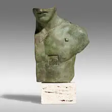 Igor Mitoraj, Asklepios, 1988, bronze, travertine