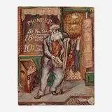 Philip Reisman, Old Sea Captain, 1945, tempera on board