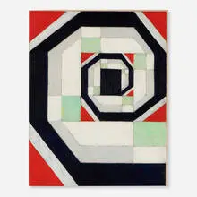Charles Frederic Ramsey, The Black Spiral, c. 1935, oil on canvas board