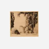 Daniel Garber, Forest Entrance, 1932-33, etching