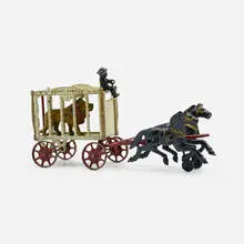 Hubley Mfg. Co., Royal Circus toy, painted cast iron