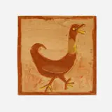 Jimmy Lee Sudduth, Duck, paint and sweet mud on board