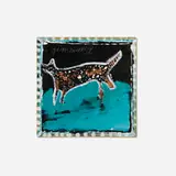 Jimmy Lee Sudduth, Wolf, paint and sweet mud on board