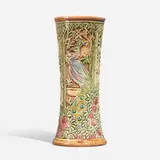 Weller Pottery, Selma vase with peacocks
