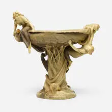 Royal Dux, Centerpiece, c. 1900, glazed porcelain