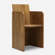 attribution Ilonka Karasz, Armchair, c. 1929, mahogany