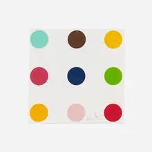 Ethisterone by Damien Hirst, 2011, woodcut on paper, sold Feb 2014