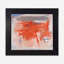 Michael Loew, Red Mass, 1959, oil on canvas