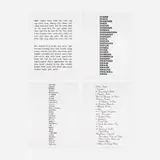 Kay Rosen, Lists Suite (portfolio of four works)