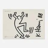 Keith Haring, Untitled (postcard), 1988, felt-tip pen on cardstock