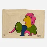 Untitled by Niki de Saint Phalle, 1980, woven jute, sold Feb 2014