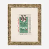 Marcel Duchamp, Obligations pour la Roulette de Monte-Carlo, 1938, offset lithograph on paper