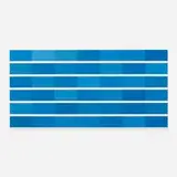 Peter Wegner, 42 Unnamed Blues, 2002, enamel on aluminum