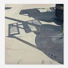 Fork-Lift Truck #3 by Koen van den Broek, 2004, oil on canvas, sold Feb 2014